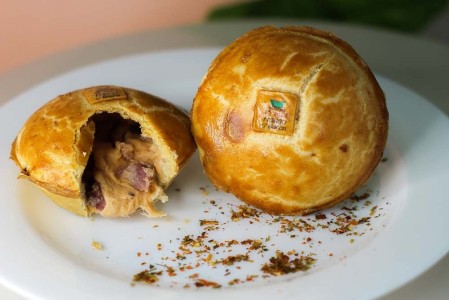 Empada frango c/ bacon